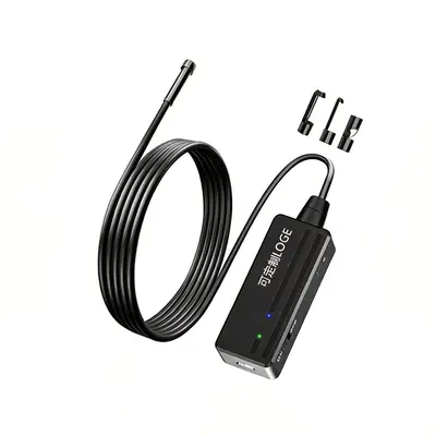 HD Endoscope Camera, 5.5mm probe, universal phone adapter, waterproof