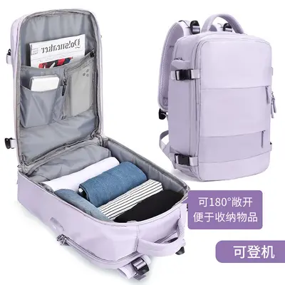 Large-Capacity Waterproof Travel Backpack, Unisex Casual Daypack and School Bag - 1