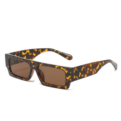 Square Frame Sunglasses, Minimalist Design, UV400 Protection - 4