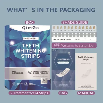Residue-Free Dry Teeth Whitening Strips - 5