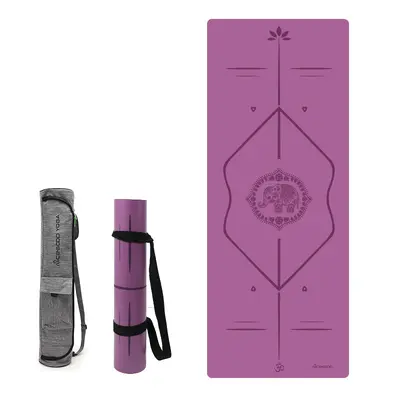 Silent PU rubber yoga mat, non-slip, thickened, widened - 13