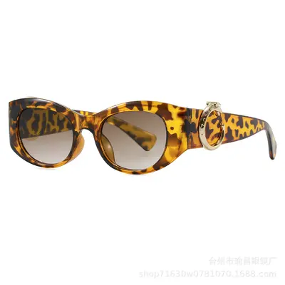 Small Frame Retro Sunglasses - 8