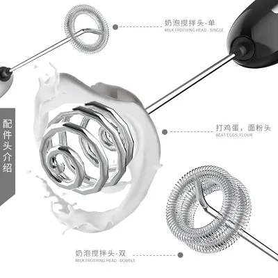 Hersteller-Elektromilchaufschäumer Mini tragbarer Kaffee-Milchaufschäumer Eierschläger Cross-Border Amazon