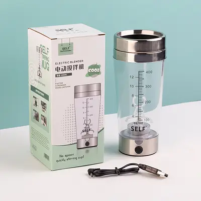 Bestseller Automatischer Rührbecher für E-Commerce mit USB-Aufladung Kaffeetasse Dendrobium-Pulver Milchshake Proteinpulver Shaker-Becher - 8