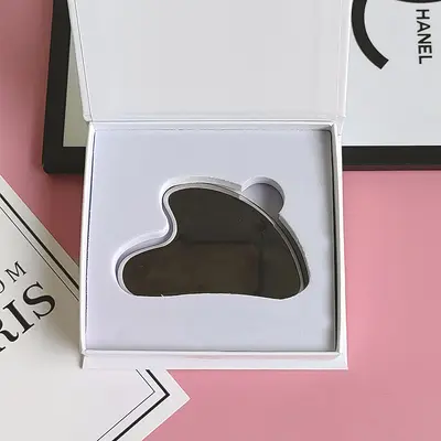 3D Roller Massageverpackung Box, kleine Lotusduschkopf Schachteln mit Schublade, Jade Gua Sha Platte, Magnetische Verpackungskartons - 10