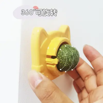 Rotating Catnip Ball Cat Toy with Lick and Chew Teeth Cleaning Function - 4