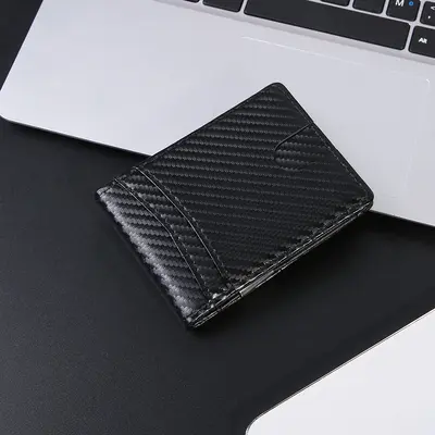 Carbon Fiber Dollar Bill Wallet with RFID Protection - 6