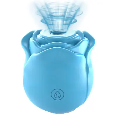 Suction Vibrator Rose Shape with Automatic Massage - 10
