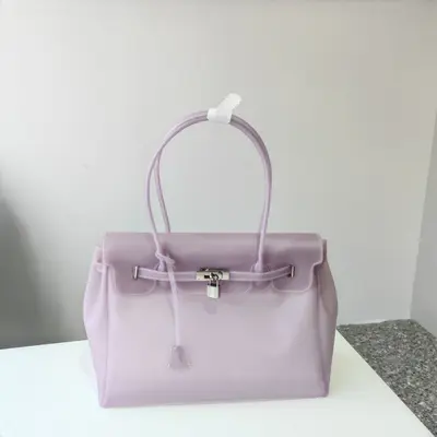 Transparent Silicone Jelly Tote Bag, Large Capacity for Women - 12