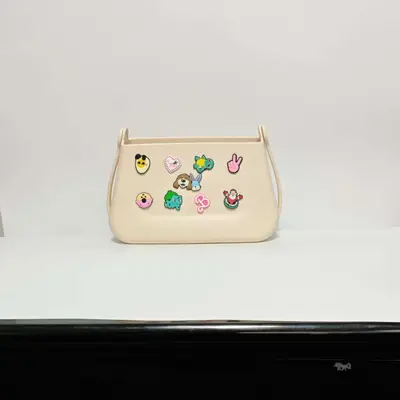 In Stock Personalized EVA Handheld Underarm Bag Bestselling Cosmetic Bag Perforated Single Shoulder Bag DIY Cartoon Accessories Crossbody Bag