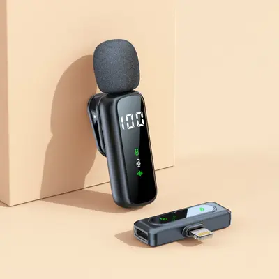Neues kabelloses Ansteckmikrofon L06 intelligente Rauschunterdrückung Bluetooth Outdoor tragbares Mini-Ansteckmikrofon - 8