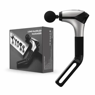 Long handle angled fascia gun, neck massager