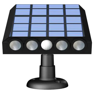 Waterproof LED Solar Wall Lamp with Fake Camera, Rechargeable, Outdoor