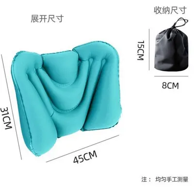 Inflatable Lumbar Support Pillow Portable Foldable - 7