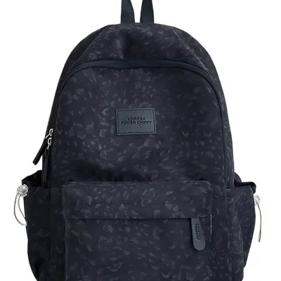 Leopard Print School Backpack, Large Capacity, for Teenagers - 6
