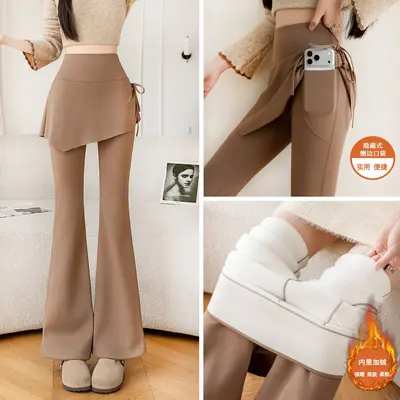 Women's High-Waist Butt-Lifting Leggings with Pockets, Plus Size - 11