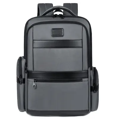 Men's Business Backpack, Water-Repellent Nylon Laptop Daypack - 11