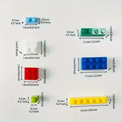 Lego uyumlu çok yönlü yapı blokları, küçük parça, çocuklar için DIY