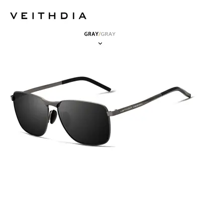 Men's Polarized Square Color-Changing Sunglasses, UV Protection - 9