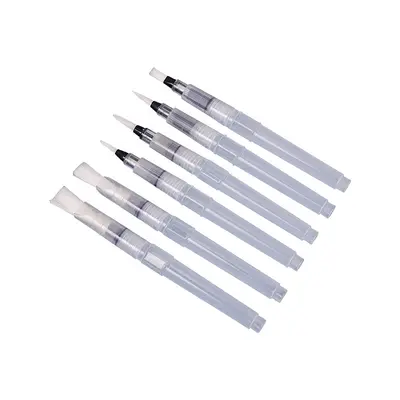 6er Nylon-Haarpinsel-Set weiche Spitze Kalligraphie - 6