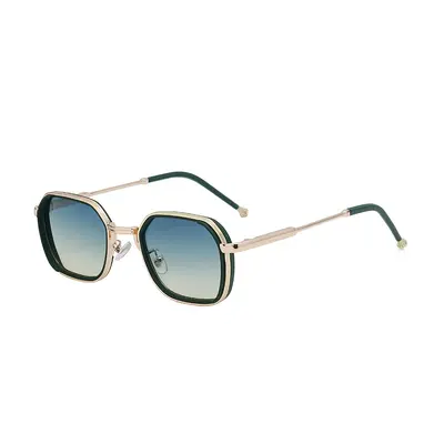 Men's Sunglasses, UV Protection, Square Frame, Minimalist Design - 12