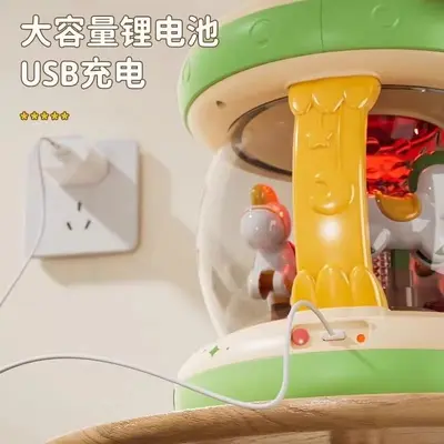 婴儿手拍鼓玩具儿童早教益智充电多功能故事机宝宝多面体6-12个月