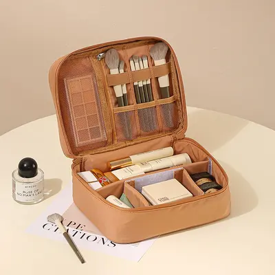 Large makeup bag, portable water-resistant - 10