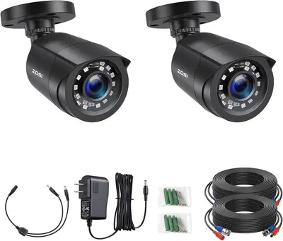 2-megapixel coaxial analog surveillance camera, waterproof - 9