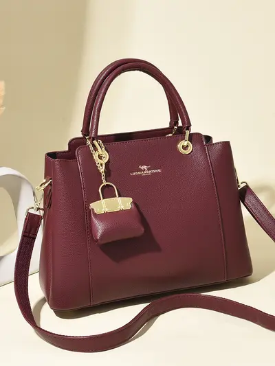 Women's Handbag, Large Capacity, Single Shoulder Strap - 4