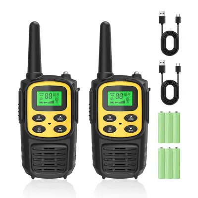 Long-Range Low-Power Handheld Wireless FRS Children's Walkie-Talkie Intercom