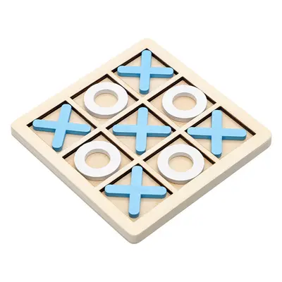 Ahşap Eğitici XOX (Tic Tac Toe) Oyunu, Ebeveyn-Çocuk İkili Oyun - 6