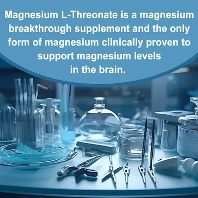 L-Magnesium Threonate Supplement for Focus and Memory - 2