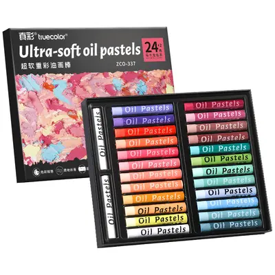 Oil pastel set, professional artist quality, macaron colors, children's art - 5
