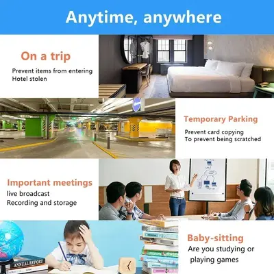 Security camera, WiFi, HD, remote access, indoor - 4