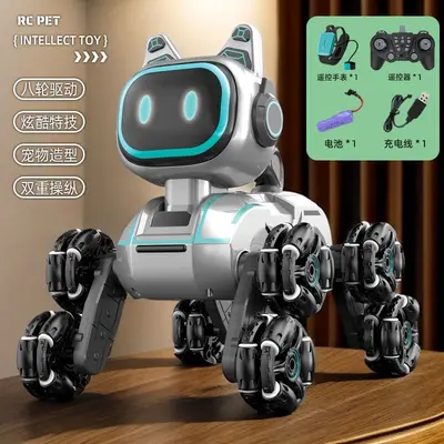 Intelligenter Kinder-Roboterhund mit Fernsteuerung, achträdrig - 8