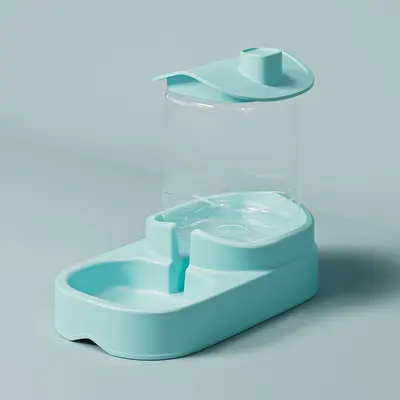 Mobiler Hunde-Wasserspender und Futternapf-Kombination - 9