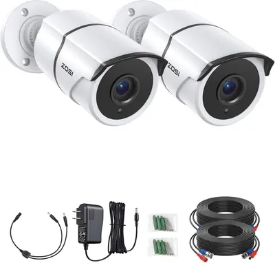 2-megapixel coaxial analog surveillance camera, waterproof - 8