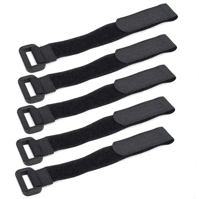 Buckle Hook-and-Loop Strap Non-Elastic Bicycle Cable Organizer - 6