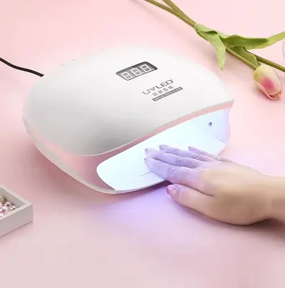 Yuchuang Synthetics Sun4S Nagellampe SUNUV schmerzfreie Lichttherapiemaschine Nagelstudio Backofen Nagellack Gel Trocknungsmaschine
