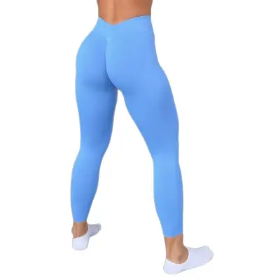 Women's Seamless High-Waist Yoga Pants, Peach Butt Lift, Running - 6