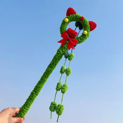 Christmas Fairy Magic Cat Teaser Wand with Bell - 7
