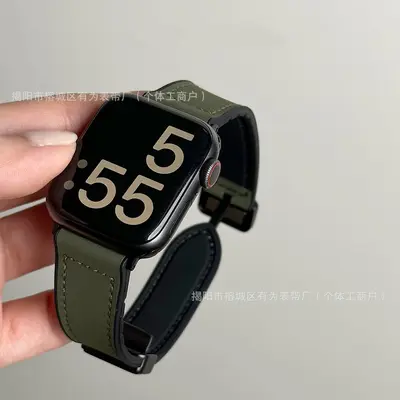 Strap for Xiaomi Band 9 Pro, Crazy Horse Silicone Leather - 9