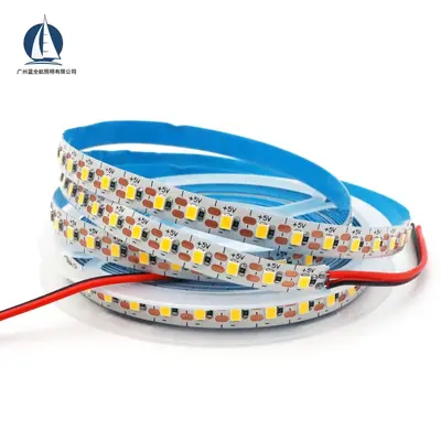 Alçak gerilim 3v 5v 2835 5mm genişliğinde 8mm genişliğinde led kendinden yapışkanlı lamba USB pil ile gece lambası dekoratif boyama
