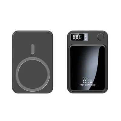Grenzüberschreitende magnetische drahtlose Schnelllade-Powerbank Magsafe 10000mAh Superschnellladung mobile Stromversorgung mit Logo