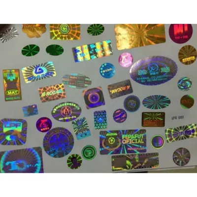 Lazer sahteciliğe karşı etiket Holografik lazer sahteciliğe karşı kod Lazer kırılgan etiket Lazer etiket sahteciliğe karşı logo - 3