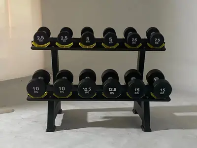 Dumbbell seti depolama rafı kombineli - 7