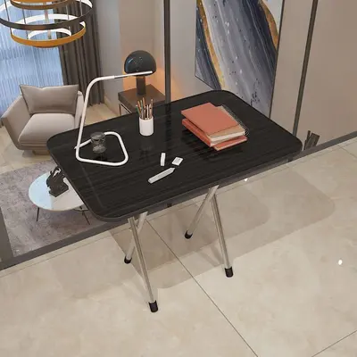 Simple home type rectangular folding rental table dormitory portable dining table outdoor counter table manufacturer wholesale - 8