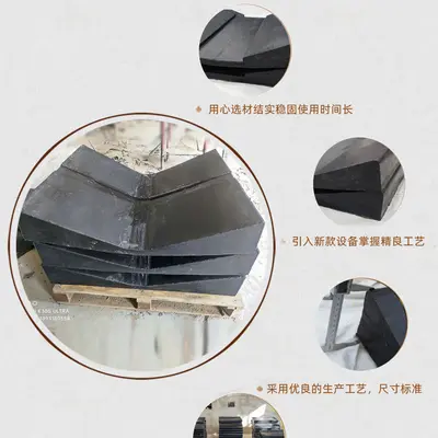 V-Type Anti-Slip Rubber Saddle Shock-Absorbing Fixing Base - 3