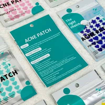 Heart and Star Pimple Patch, Makeup-Compatible, Pus-Absorbing Acne Patch - 5