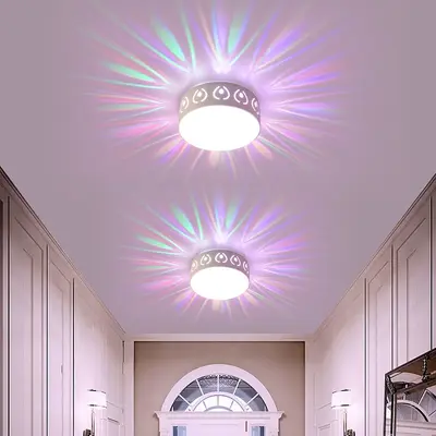 Modern Minimalist LED Corridor Light, Recessed Spotlight and Entryway Light